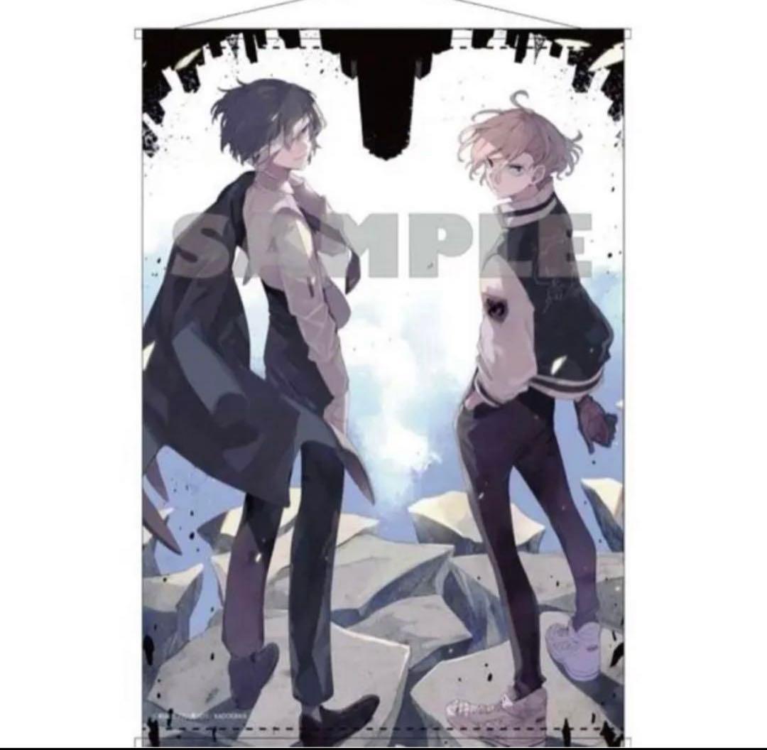 文豪ストレイドッグス 春河35 描き下ろし B2 タペストリー 旧双黒