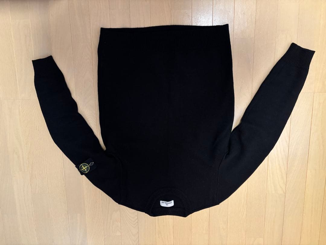 STONE  ブラック ニットセーター STONE ISLAND - 【ラスト1点】5100056 / KNIT / ニットセーター