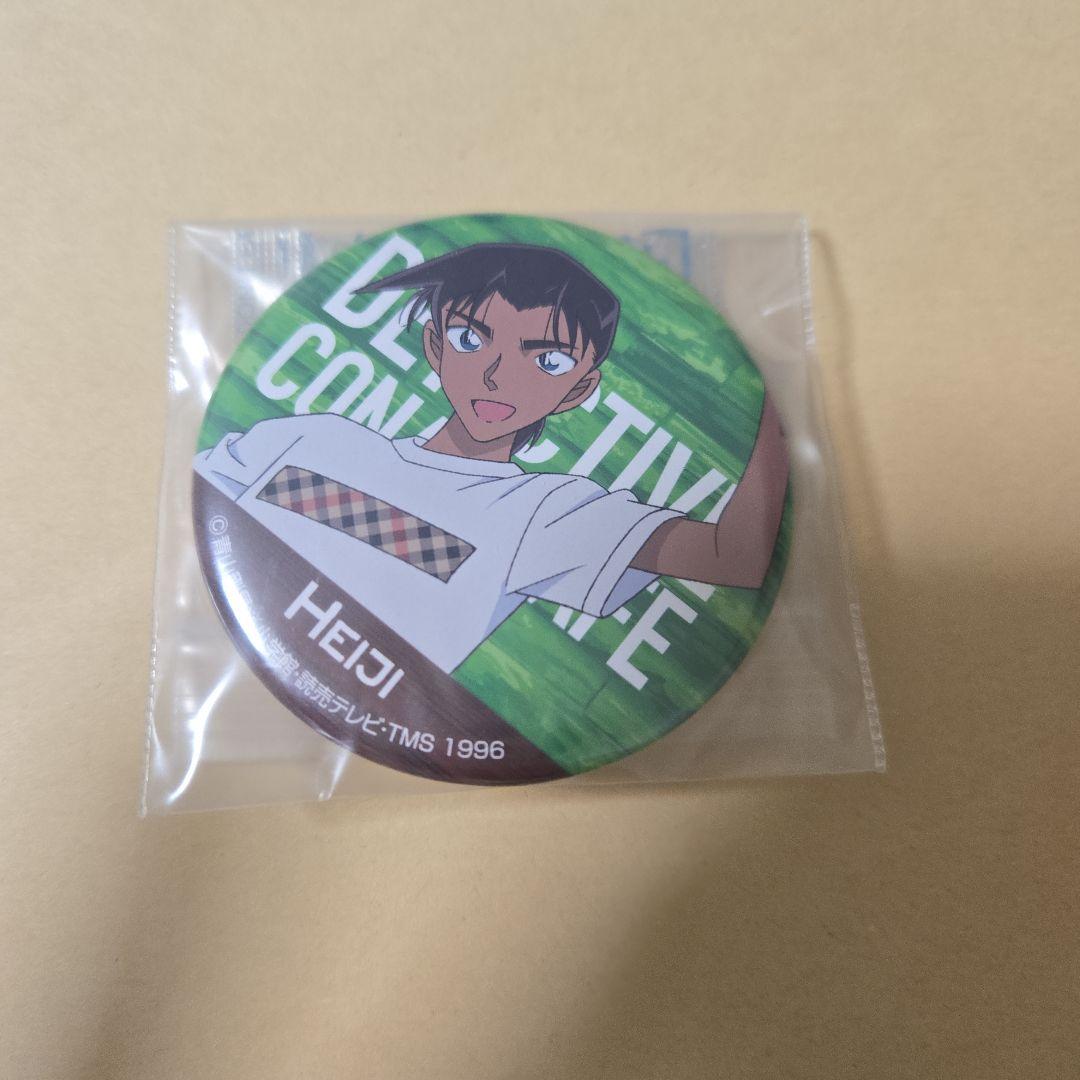 名探偵コナン 服部 平次 コナンカフェ 2017 缶バッジ 名探偵コナンプラザ ジュエリーハート缶バッジ 服部平次