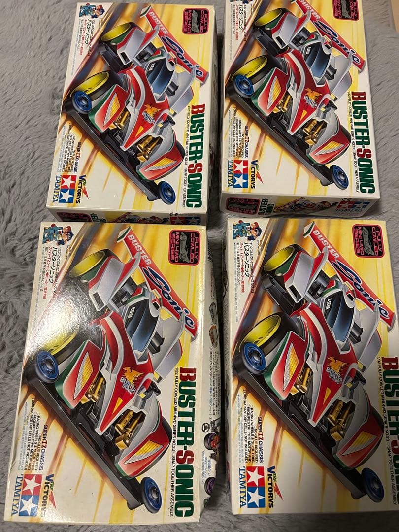 BUSTER SONIC ミニ四駆 4個セット バスターソニック プレミアム （ARシャーシ）: ミニ四駆｜TAMIYA SHOP