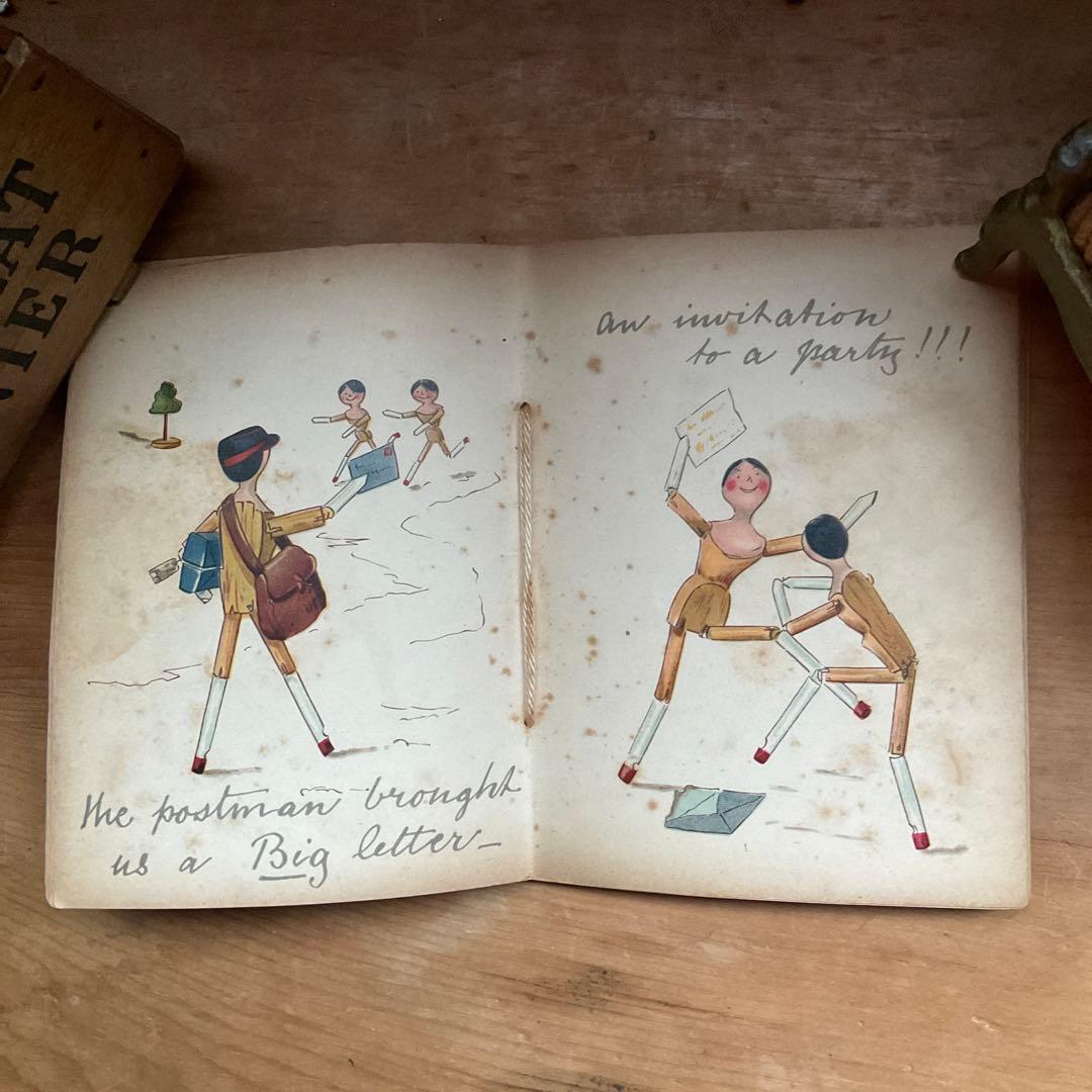 アンティークペグドール絵本 me and Catharine Susan - アンティーク