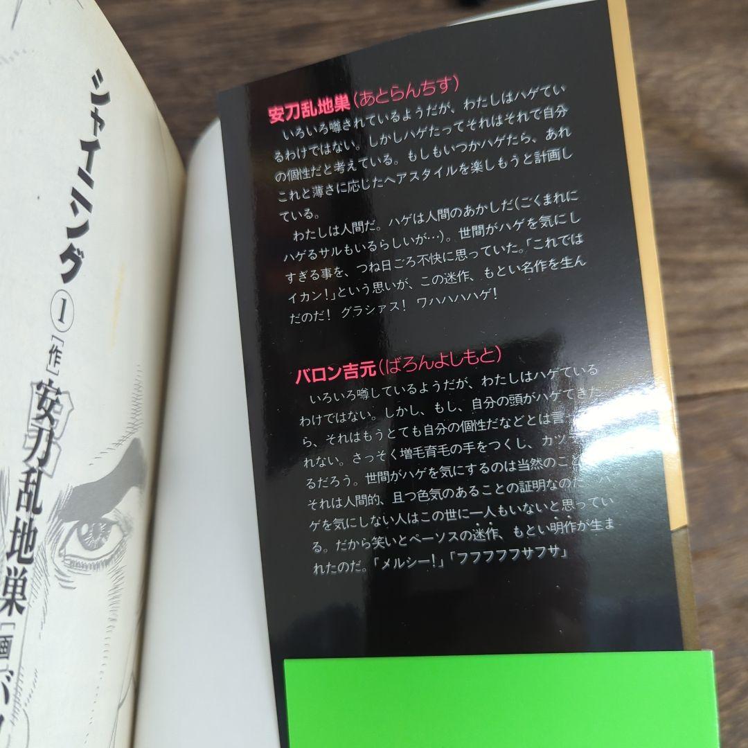 超稀少■狩撫麻礼の別名■安刀乱地巣（あとらんちす）■シャイニング■第1巻■帯付き