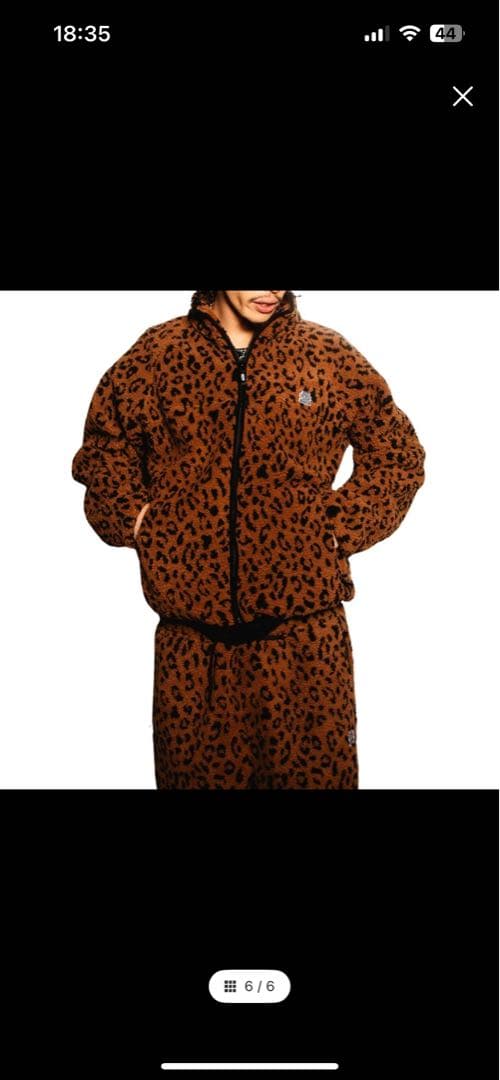 BlackEyePatch ブラックアイパッチ レオパード セットアップ M