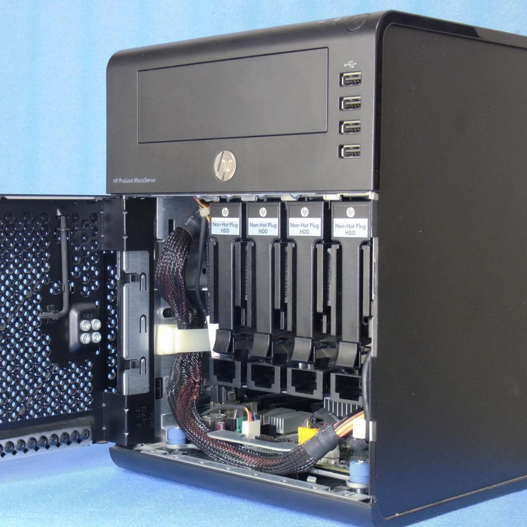 美品】HP ProLiant MicroServer N54L(NAS向き) - メルカリ
