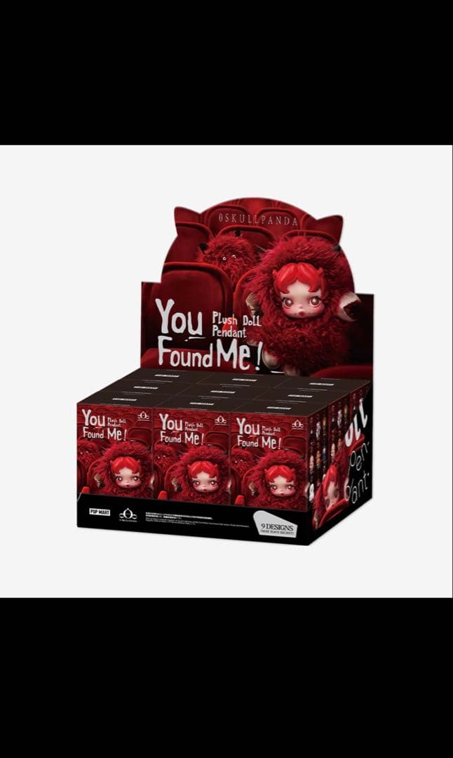 花*火様 新作SKULLPANDA You Found Me! スカルパンダ 1 POP MART（ポップマート） 正規品保証 SKULLPANDA You Found Me! ユー