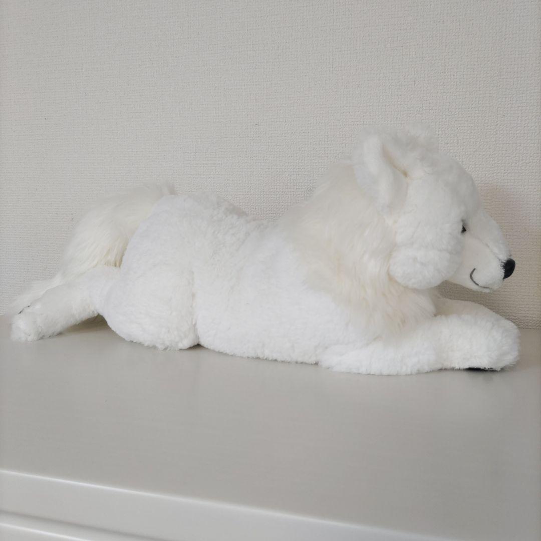 ホッキョクオオカミぬいぐるみ ひざおおかみ 那須どうぶつ王国 - メルカリ