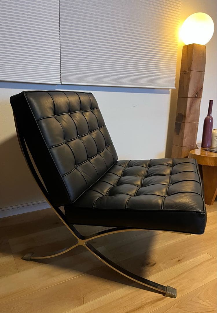 伸長様☆バルセロナチェア高級本革ミッドセンチュリーレザー worldnet_67972151