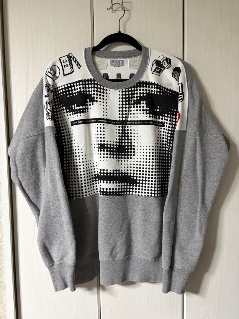 C.E CAVEMPT グレー オーバーサイズ スウェット 顔プリントL - メルカリ