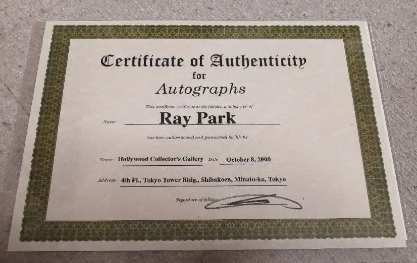 STAR WARS ダースモール Ray Park氏直筆サイン - メルカリ