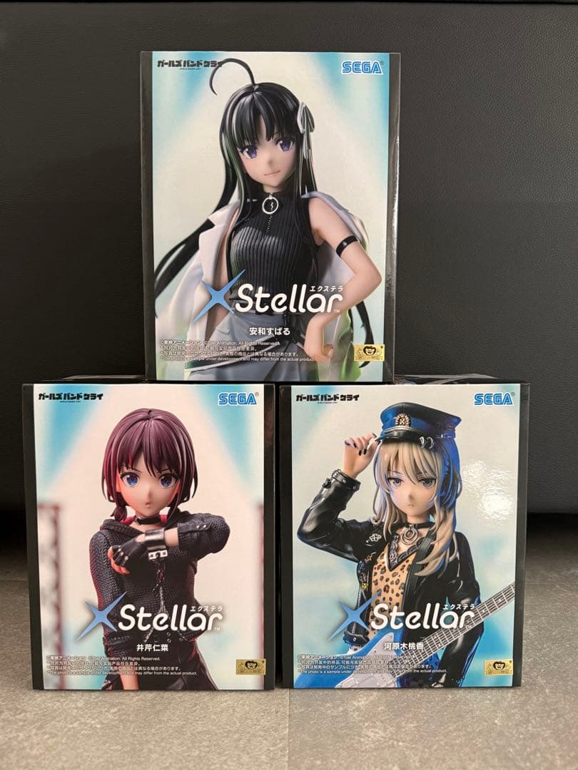 ガールズバンドクライ XStellar 井芹仁菜 河原木桃香 安和すばる 3体