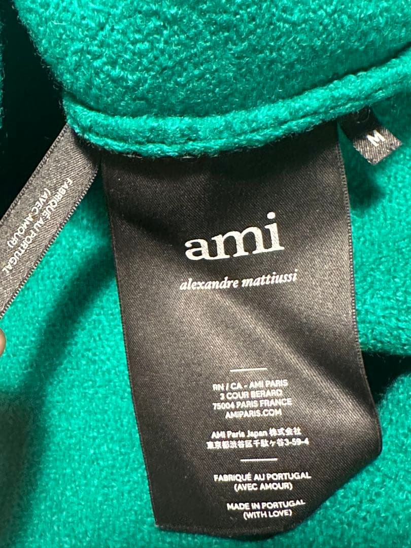て*ん様 ami alexandre mattiussi グリーンニットセーター - メルカリ