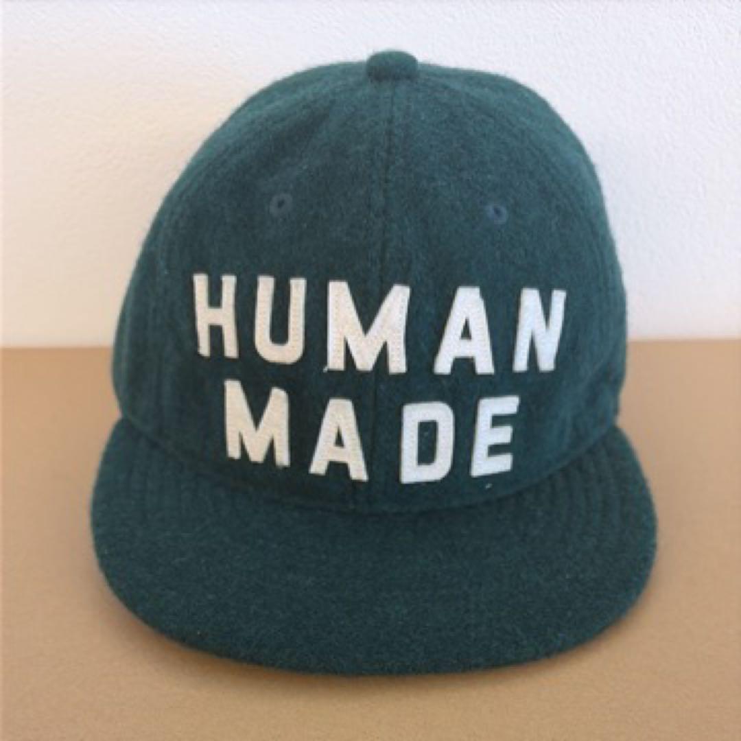 HUMAN MADE ダークグリーン キャップ - メルカリ