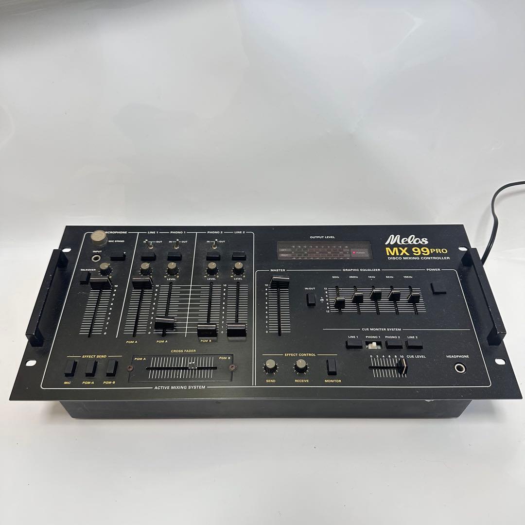 Melos MX 99PRO プロフェッショナル オーディオ ミキサー　DJ DMC Melos MX 99PRO プロフェッショナル オーディオ ミキサー DMC