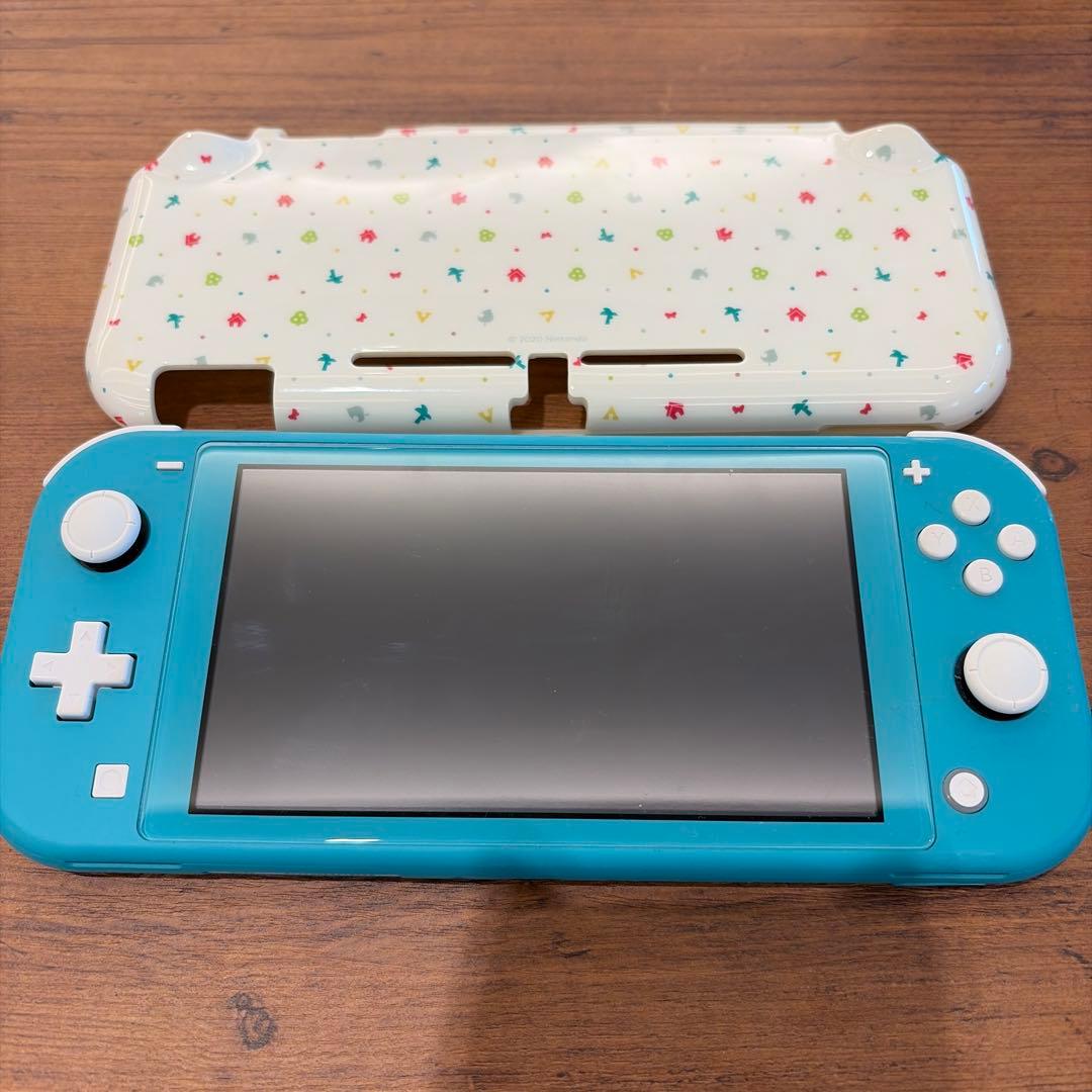 美品】Nintendo Switch Lite ターコイズ カバー・おまけ付き - メルカリ