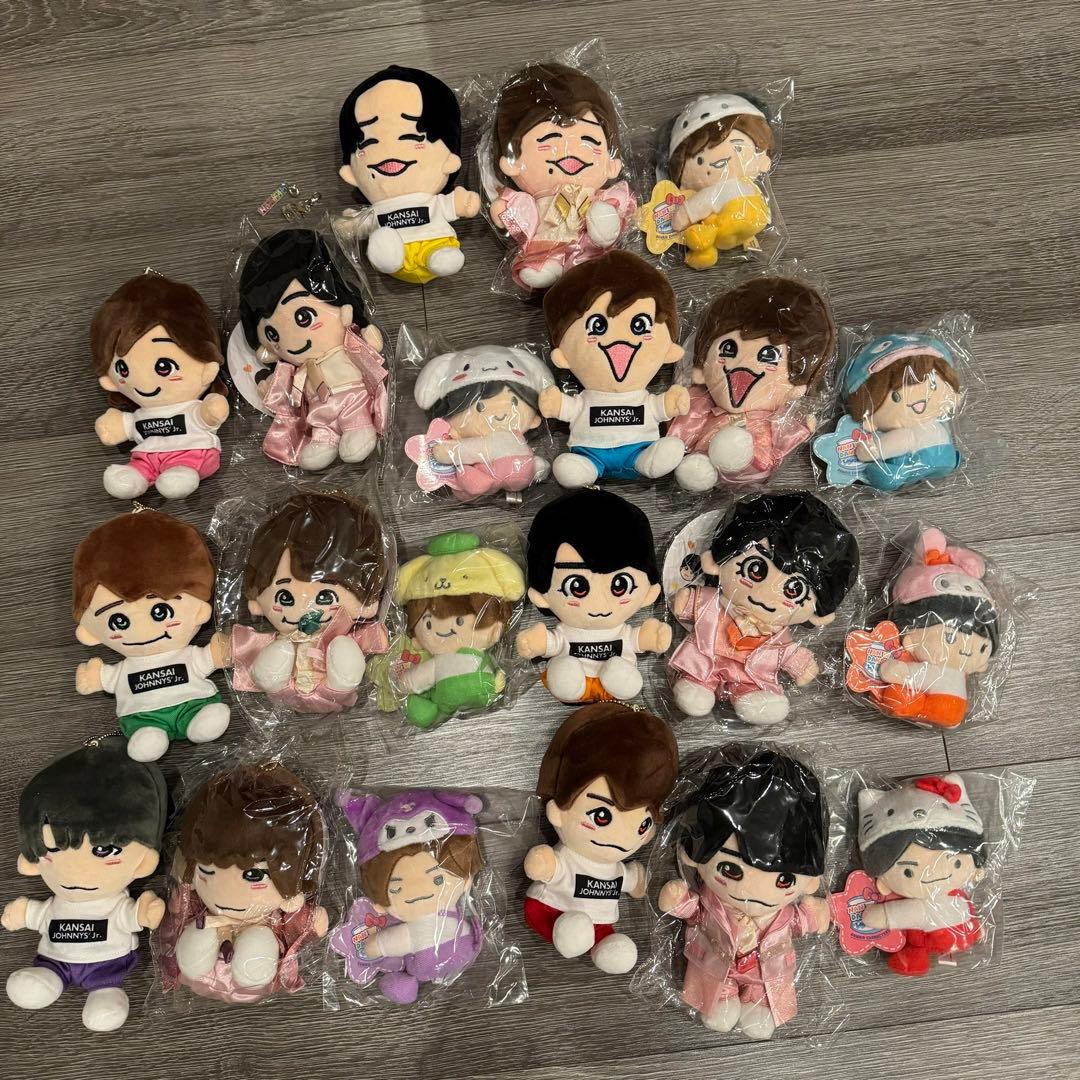 なにわ男子 新 旧 ちびぬい サンリオぬいぐるみ 全員 フル コンプ