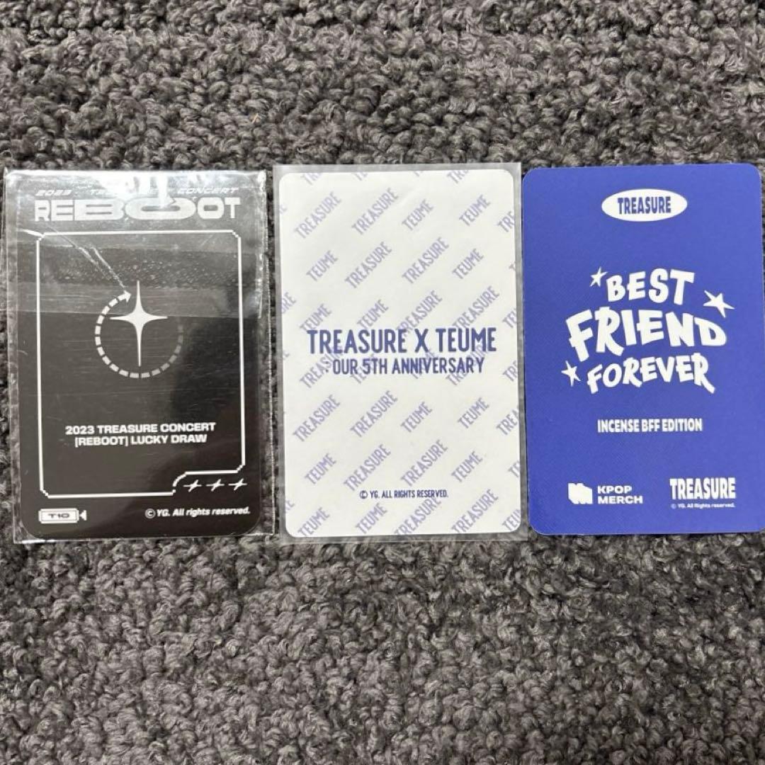 TREASURE ジュンギュ トレカ 特典 Anniversary ラキドロ - メルカリ