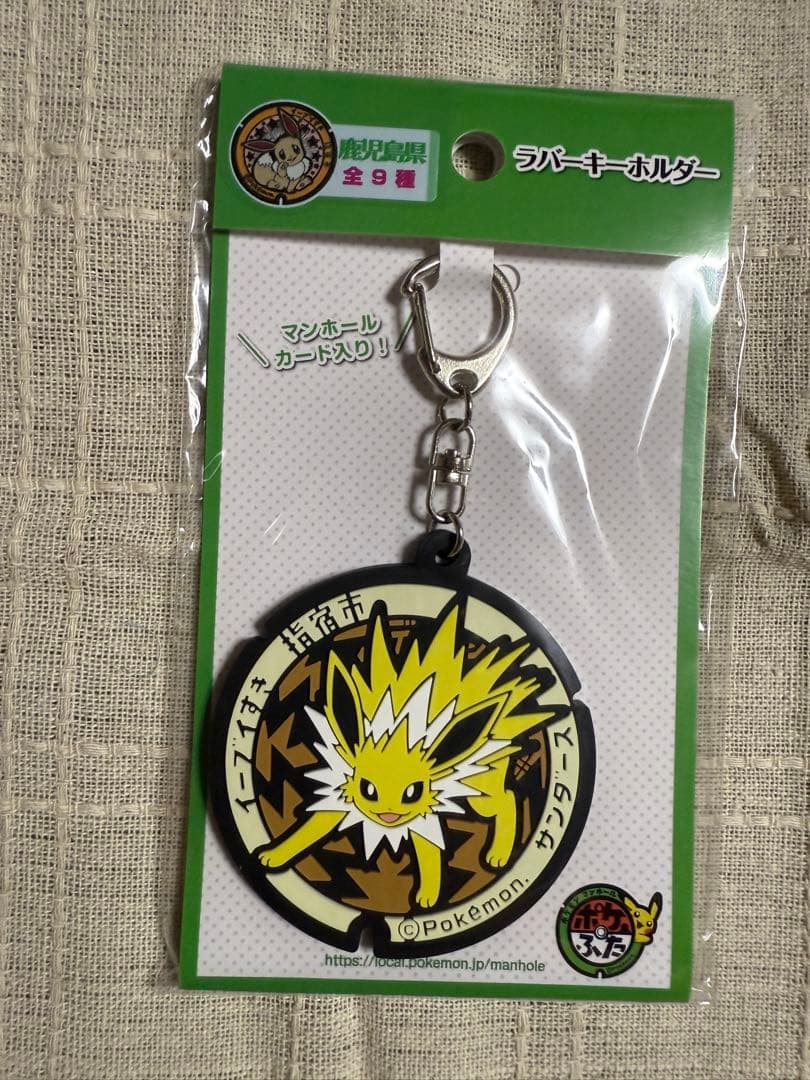 ポケふた ポケモンマンホール ラバーキーホルダー ブイズコンプリート