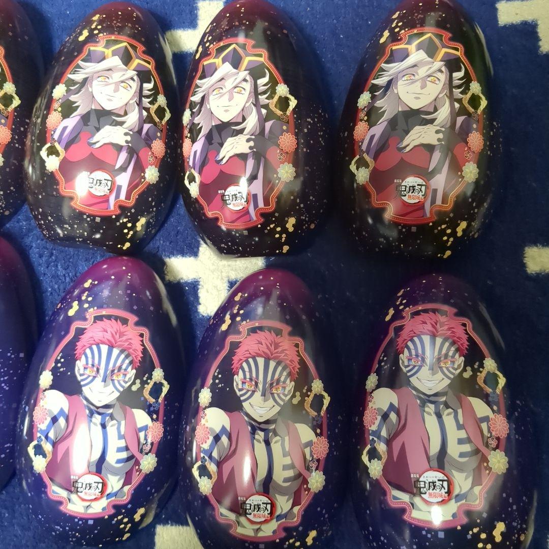 劇場版 鬼滅の刃 無限城編 第一章 エッグ缶 缶のみ 童磨 猗窩座 18 点