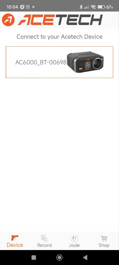 物*ん様 ACETECH AC6000MK3 BT 初速計 サバゲー引退 - メルカリ