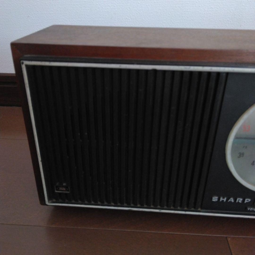SHARP 木製ラジオ BXH-32 レトロ 匿名＆翌日発送可能 - メルカリ