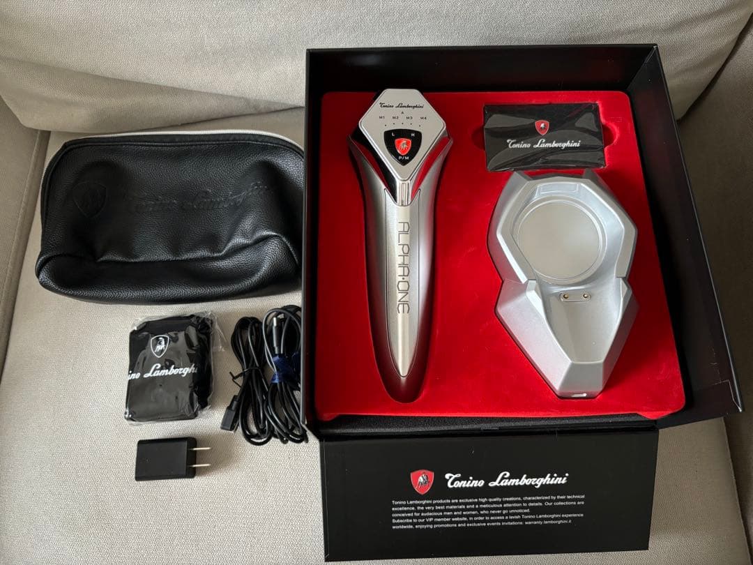 ランボルギーニ美顔器 ALPHA ONE アルファワン　美品 世界初！！ ランボルギーニ美顔器 ALPHA・ONEが登場