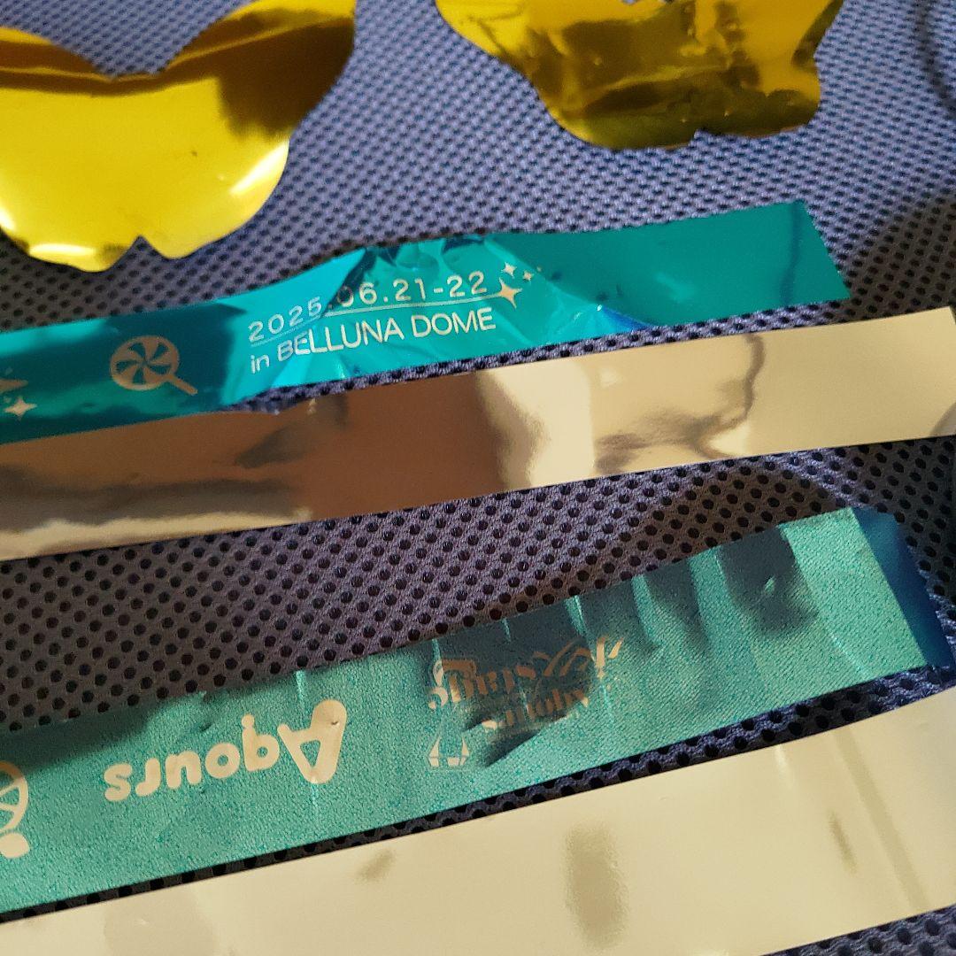 aqours Finale銀テ 2本色違いあり 蝶々4枚 - メルカリ