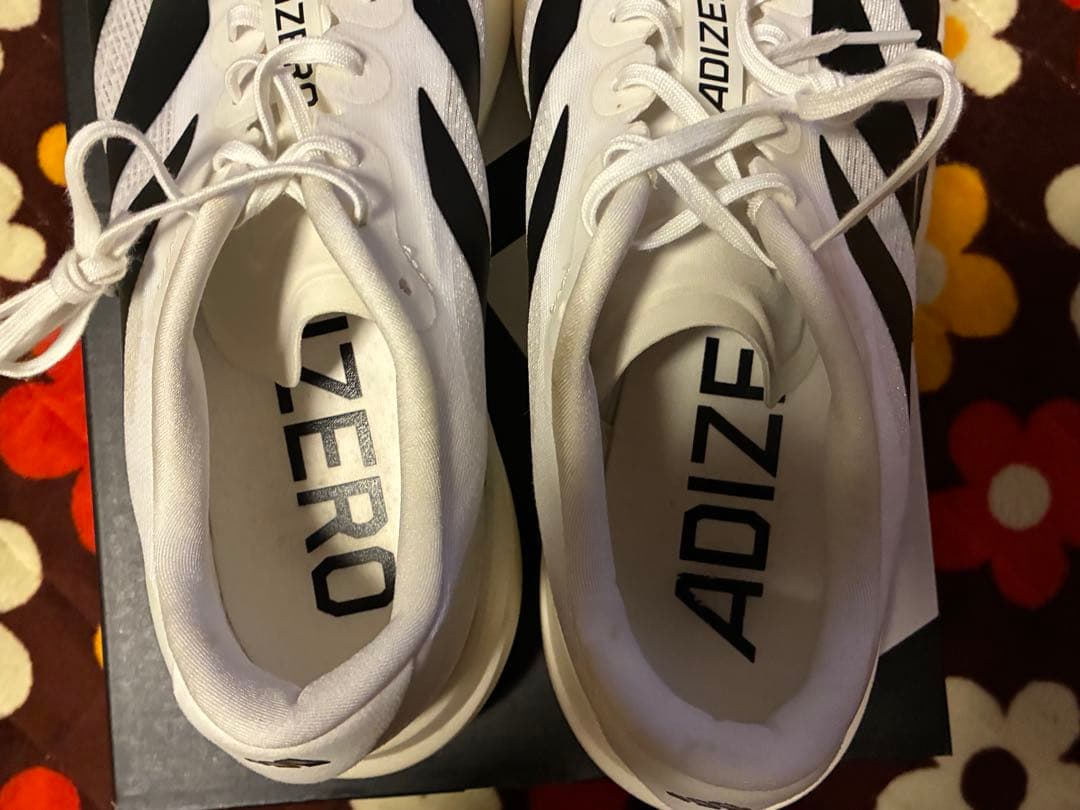 adidas adizero Evo SL 白／黒　28.5cm