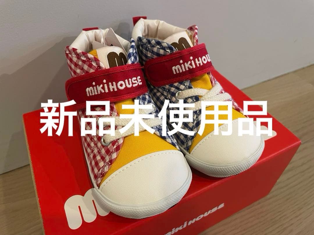 【新品未使用】ミキハウス スニーカー 15cm 赤・青・黄色　チェック柄 楽天市場】＼2025新作／【ミキハウス公式ショップ】ミキハウス