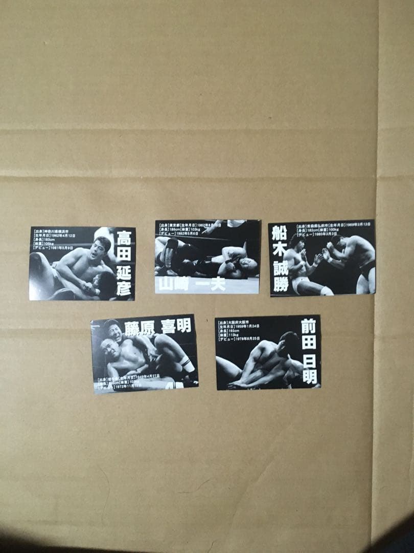 南武真太郎U.W.F. COMPLETE BOX stage.3〈5枚組〉