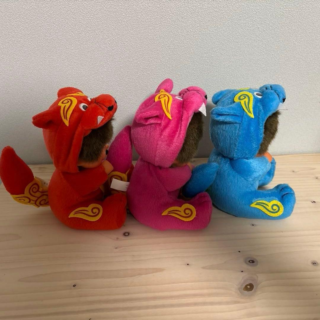 沖縄限定 シーサ モンチッチ 3体セット