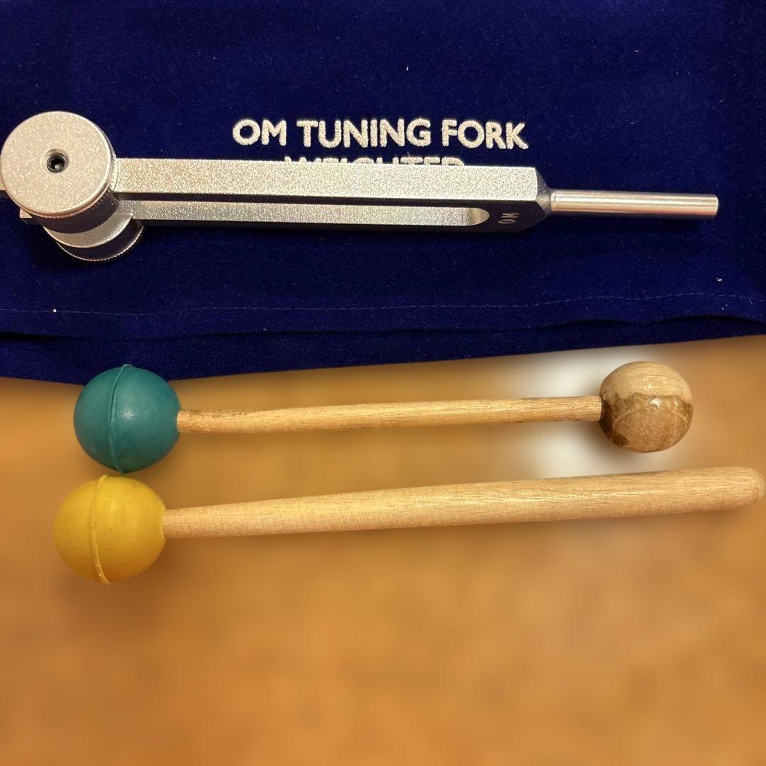 音叉128Hz 136.1Hz ウェイテッドチューニングフォークセット