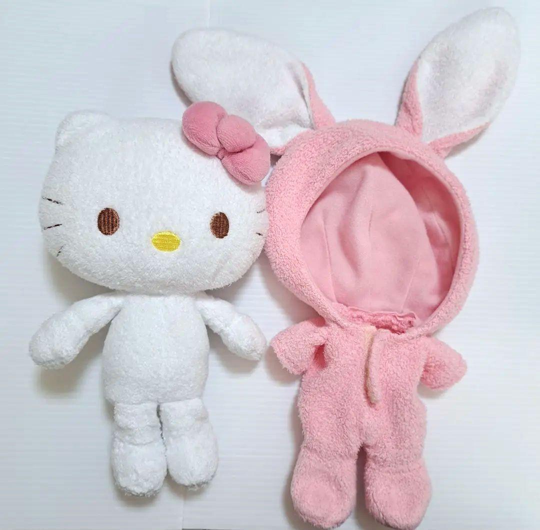 キティちゃんぬいぐるみ うさぎ着ぐるみ ハローキティレア サンリオ