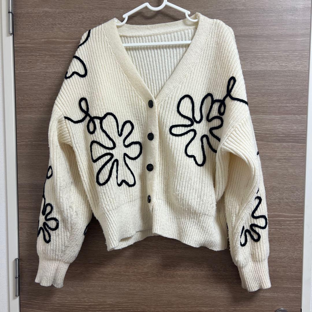 LISA ローリーズファーム ニットカーディガン LOWRYS FARM（ローリーズファーム） ニットカーディガン L ベージュ