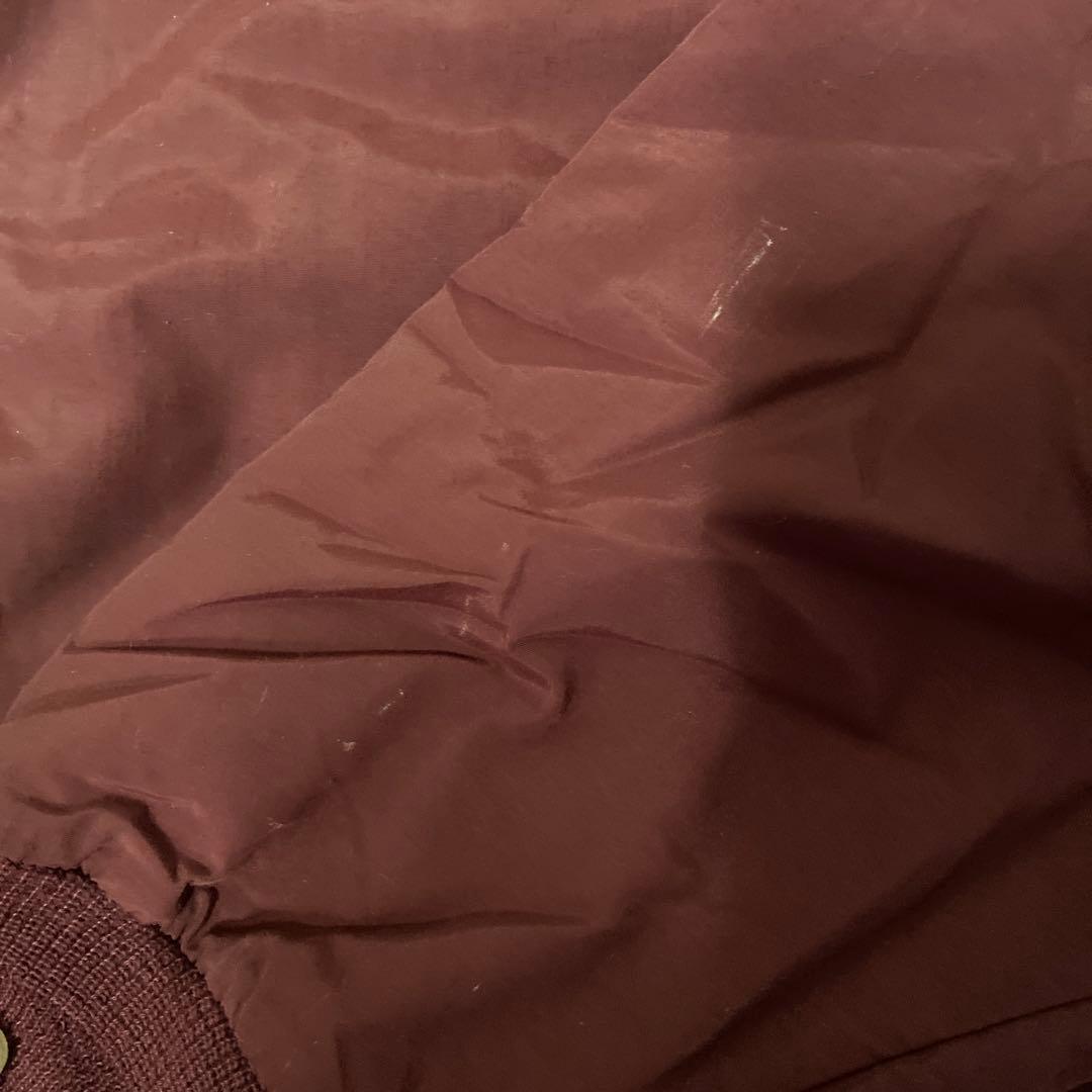 極上】90s USA製L.L.BEAN ウォームアップジャケット ボルドー短丈