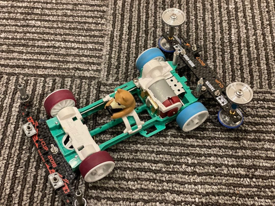 フルカスタム スーパー2 シャーシー 超軽量 電池落し カーボン