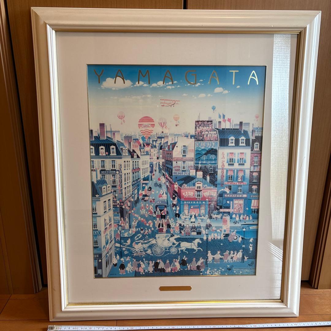 YAMAGATA イラスト作品 ヒロ ヤマガタ 73センチ レトロ 昭和 - メルカリ