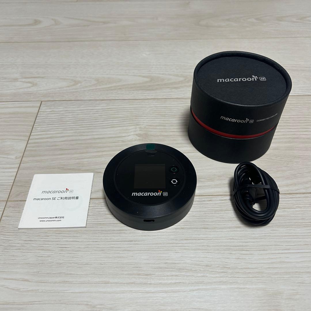 【新品】macaroon SE 4G LTE モバイルルーター Amazon.co.jp: Macaroon SE ポケットwifi simフリー 国内13GB付き 365
