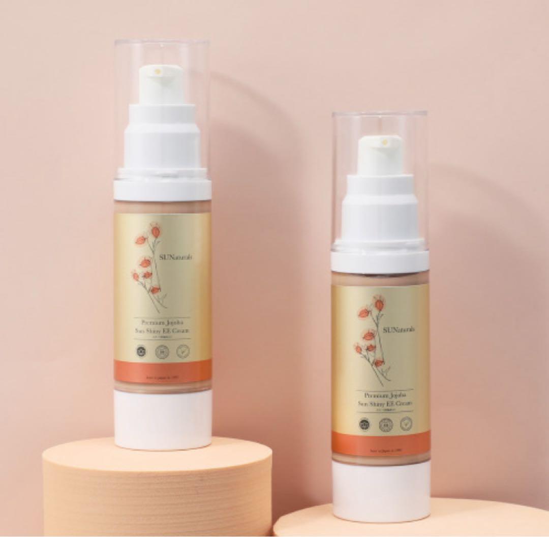 サンシャイニー ＥＥクリーム ２本セット サンナチュラルズ UVカット・化粧下地・ 保湿クリーム・ 色調補整の