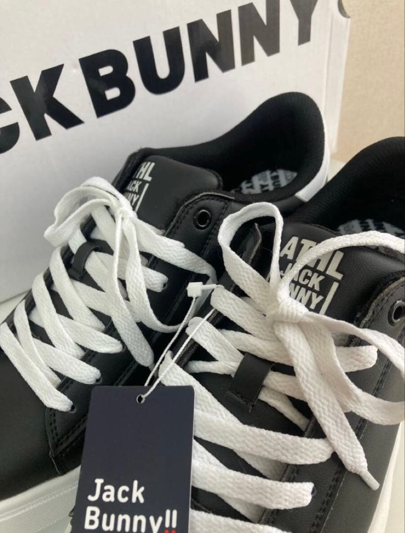 新品 パーリーゲイツ ジャックバニー スパイクレスシューズ 黒 26.5cm