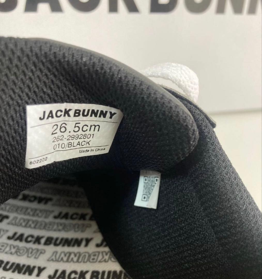 新品 パーリーゲイツ ジャックバニー スパイクレスシューズ 黒 26.5cm