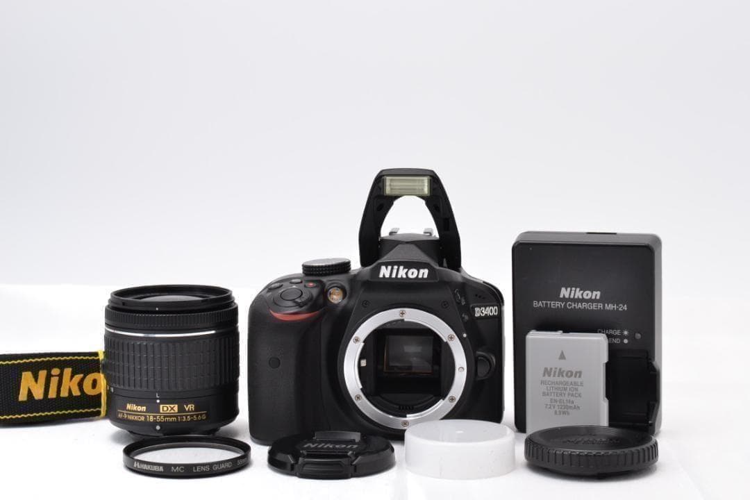 ■ 美品 ■ ニコン　Nikon D3400 レンズキット ≪S数3,063回≫ デジタル一眼レフカメラ Nikon D3400 レンズキット|福岡のレンタル