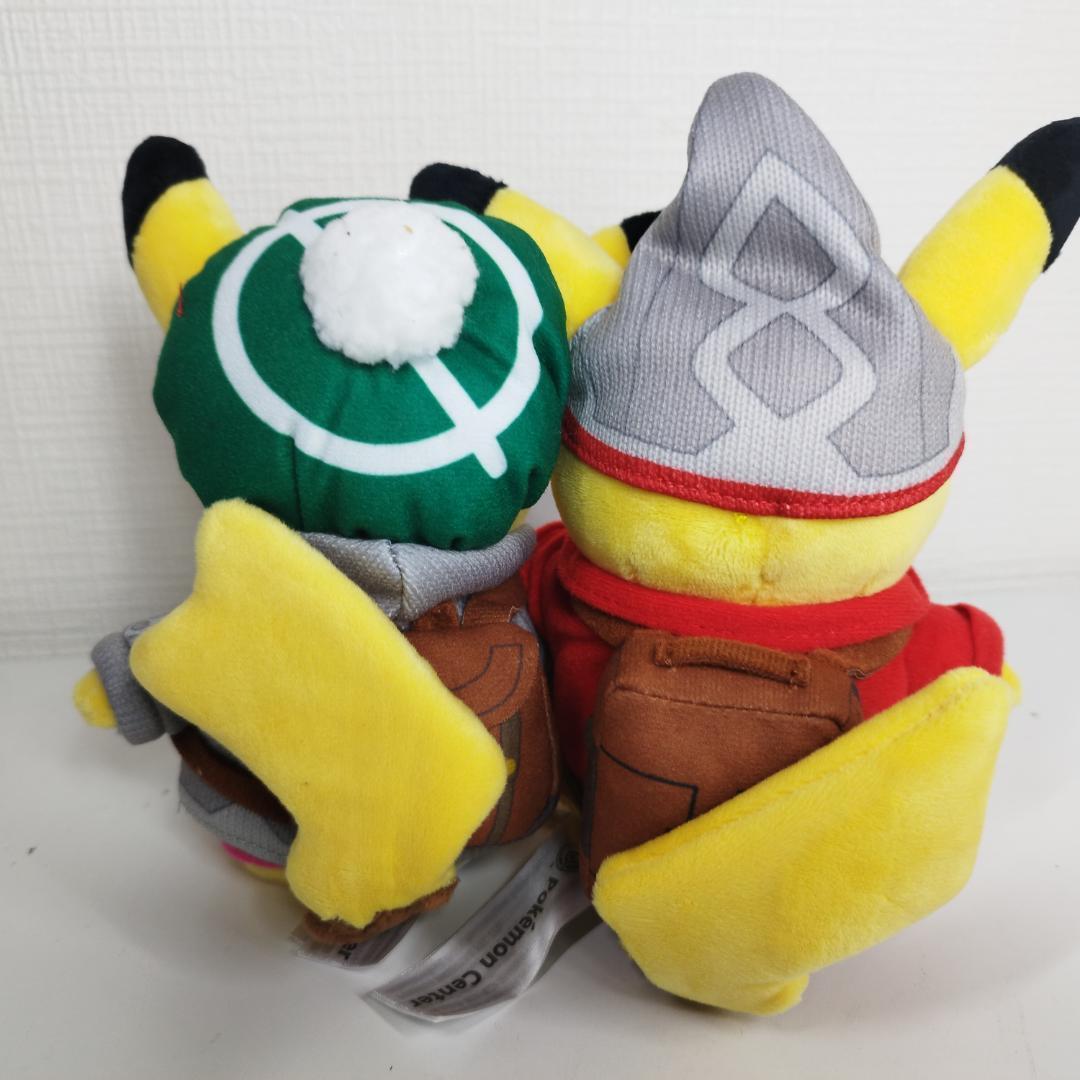 ピカチュウ 25周年 ガラル地方 ぬいぐるみ ニューヨーク ペア アメ