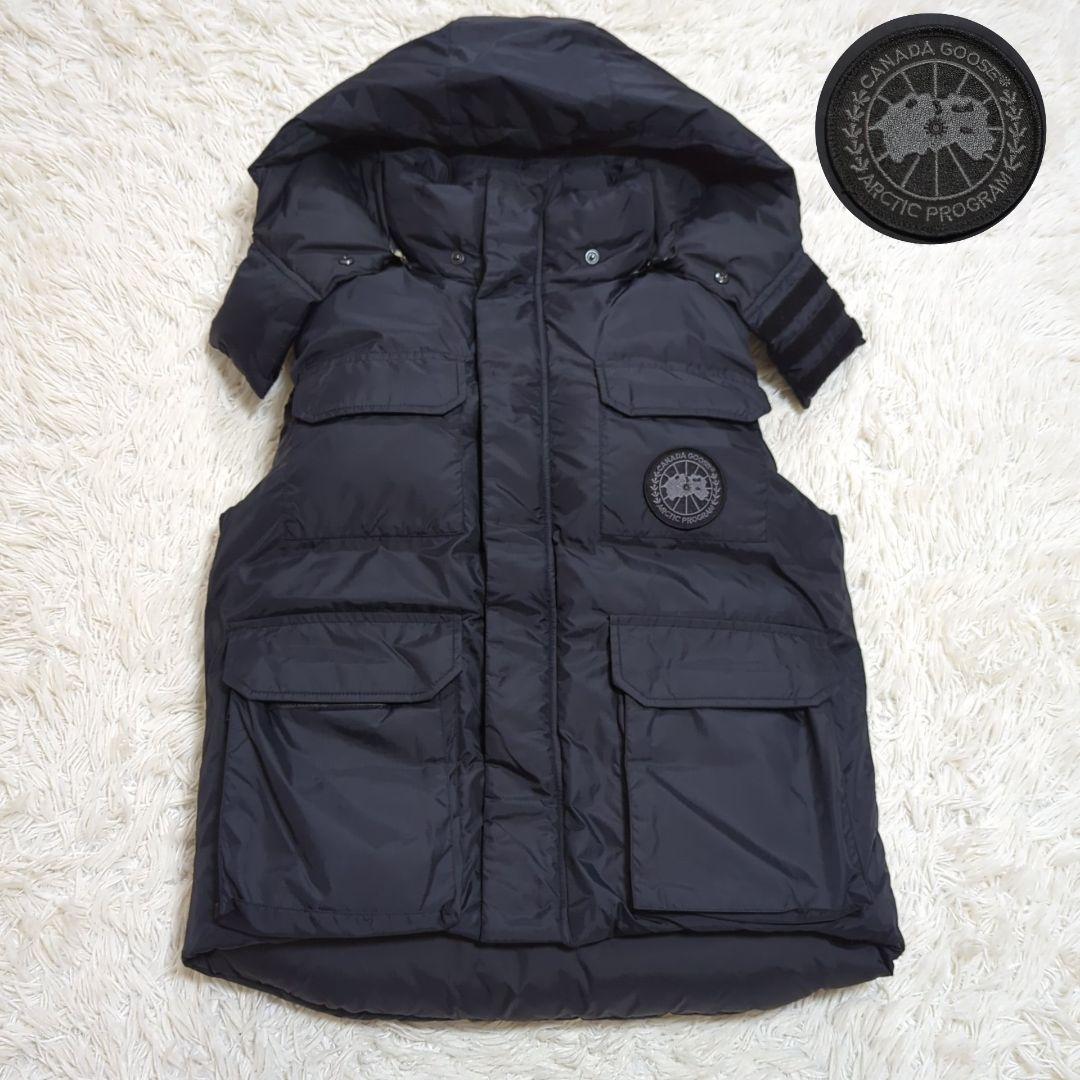 美品 S カナダグース ブラックレーベル 3337M R アルバーダウンベスト