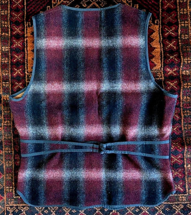 試着のみ RRL WOOL CHECK VEST