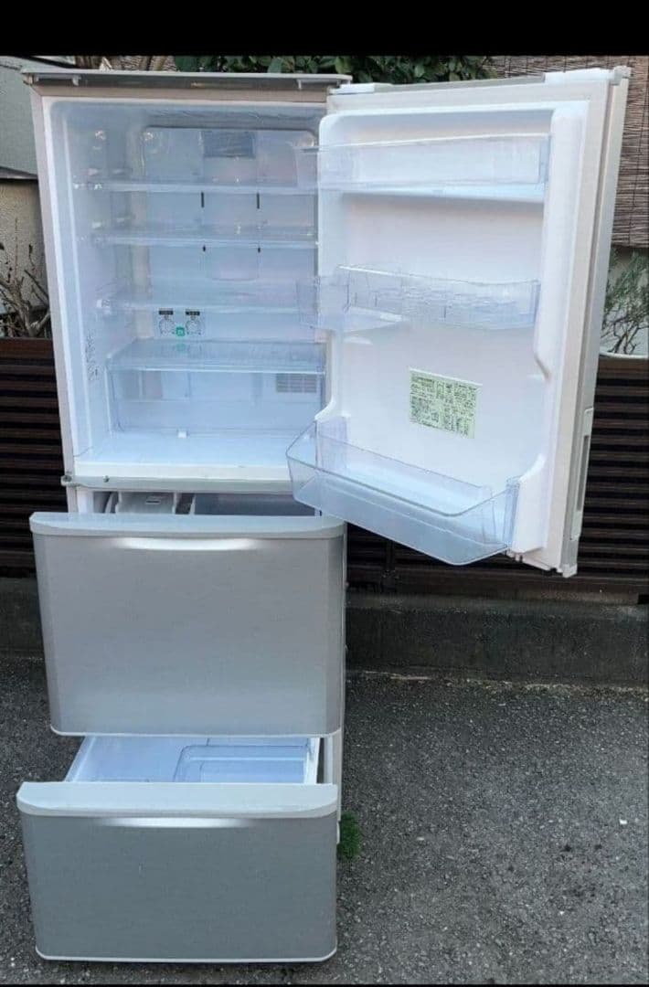 特価シャープ3ドア大型冷凍冷蔵庫350Lどっちもドア抗菌脱臭LED照明20年