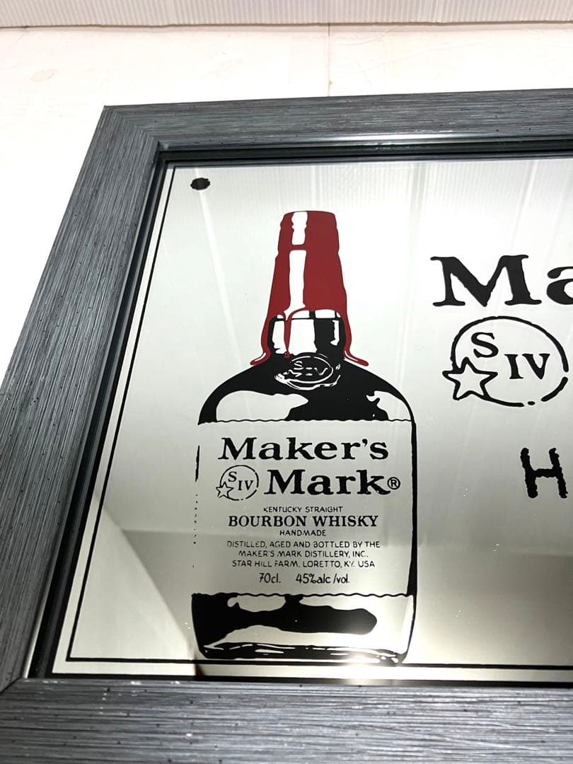 メーカーズマーク パブミラー Maker's Markビンテージ バーボン - メルカリ