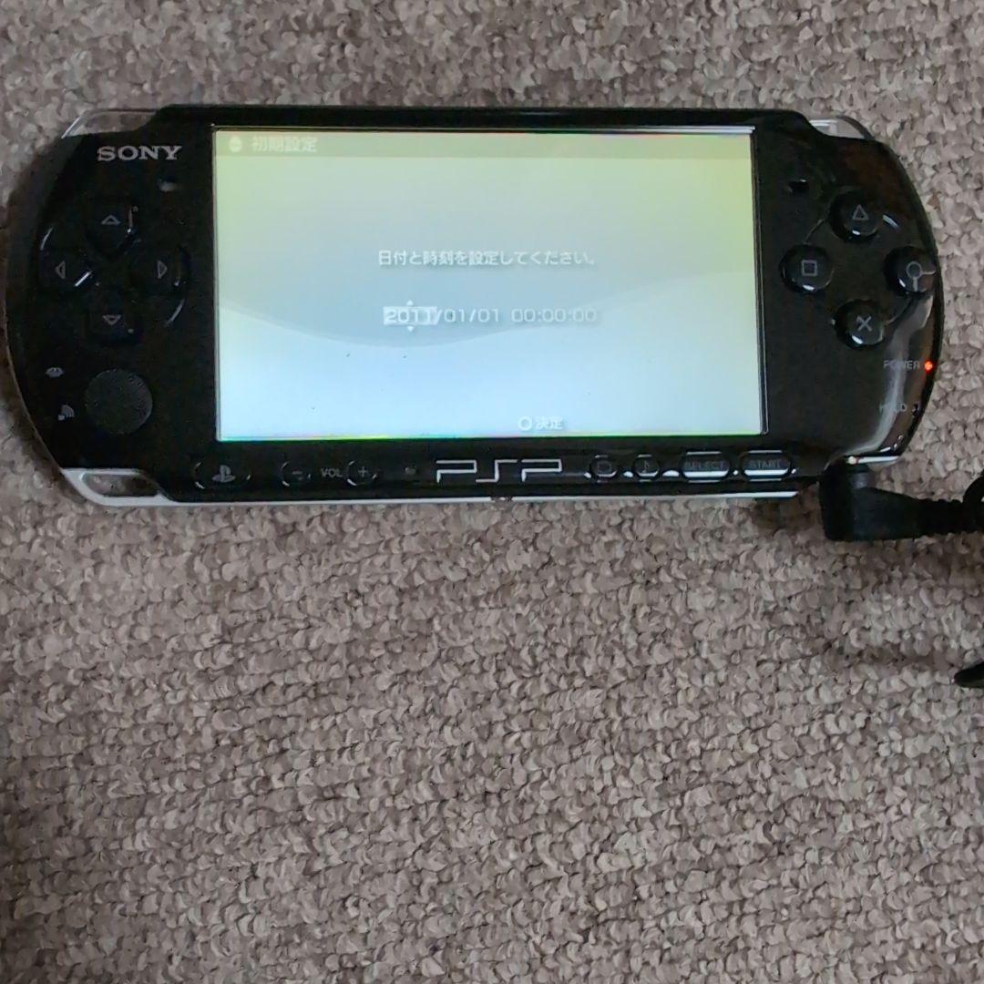 動作確認済み】PSP-3000 ピアノブラック 箱有り 箱ありSONY PSP 3000