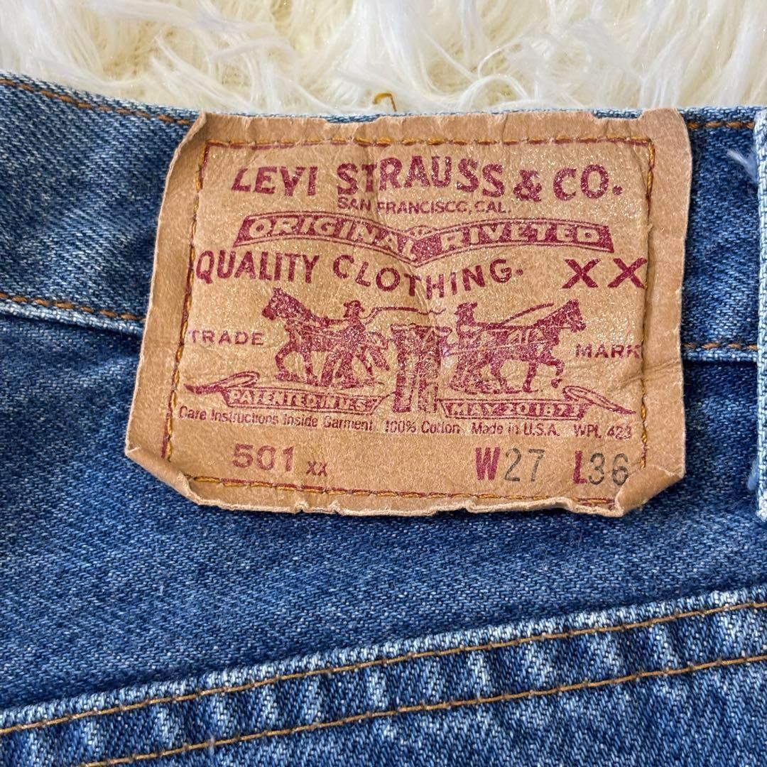 よんみー様 リーバイス501xx 赤文字 90s バレンシア工場 555 W27