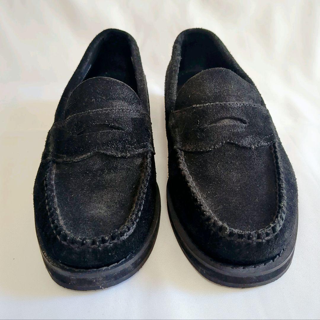 G.H.BASS weejuns ships別注 ローガンLOGAN 黒スエード