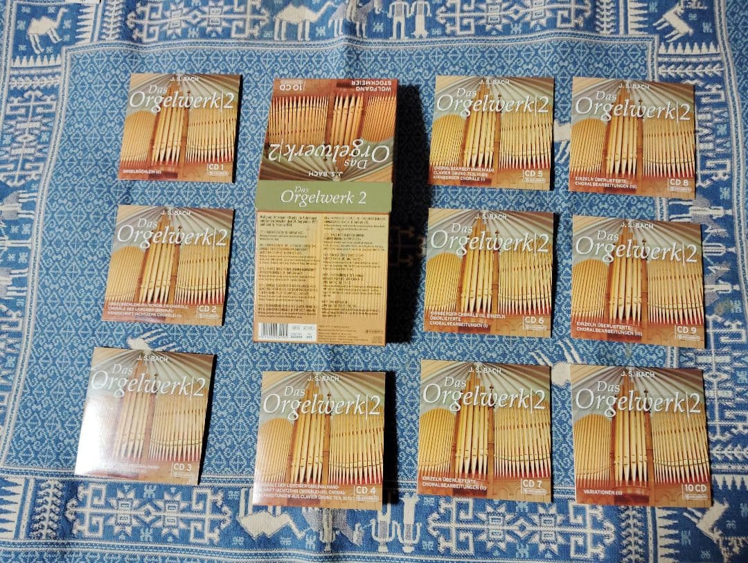 端数切り落とし、さらにお値下げ】バッハ オルガンワークスCD20枚
